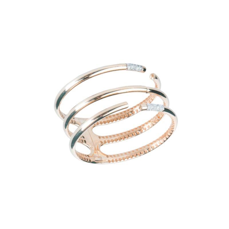 Bracelete Trio em Ródio