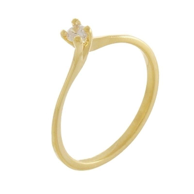 Anel solitário teste